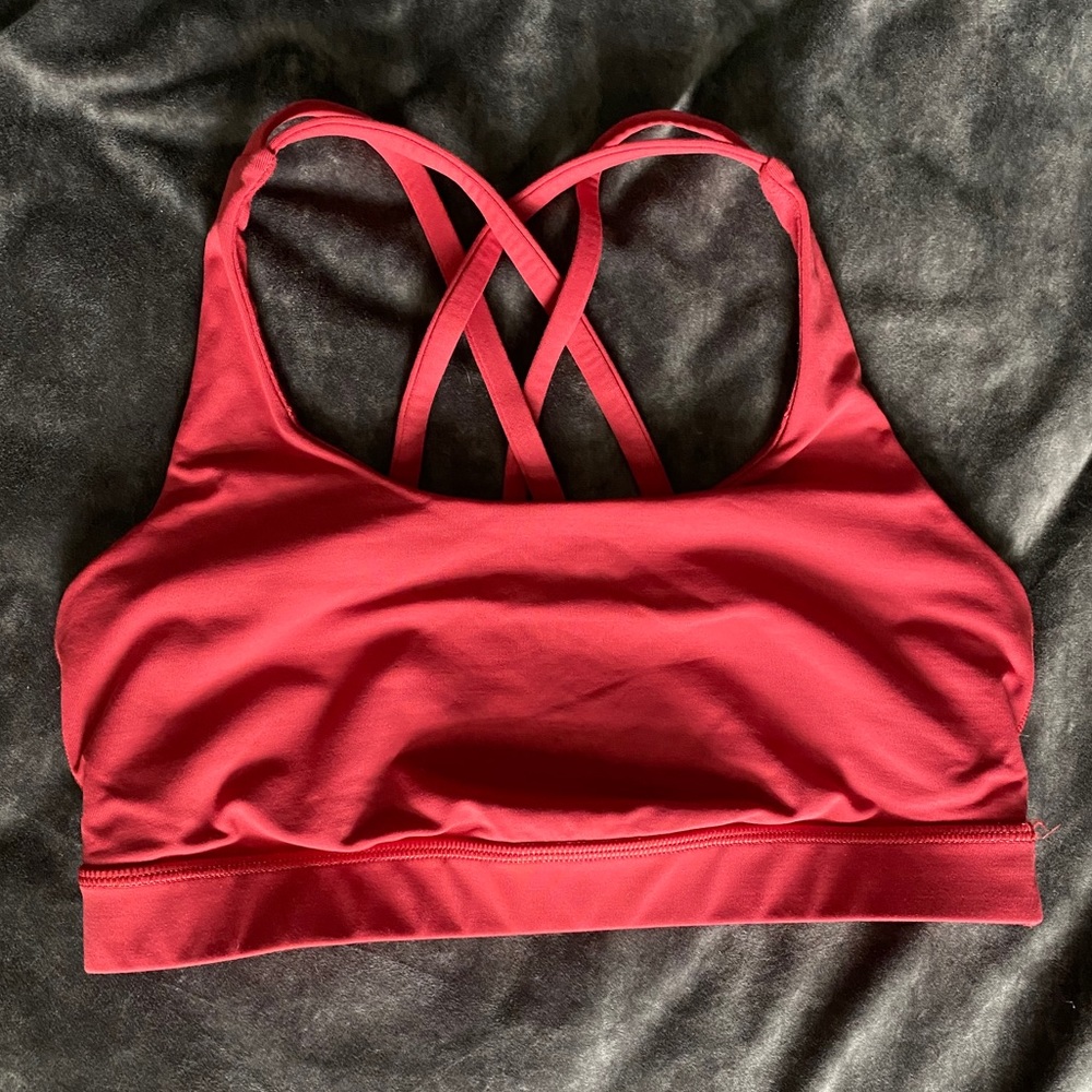 Lululemon Athletica Red Sports Bra